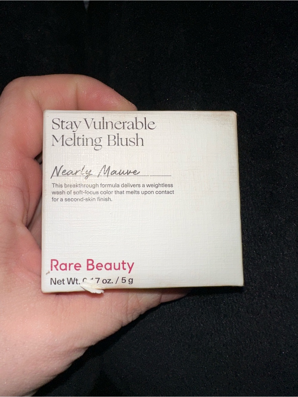 Rare Beauty Stay Vulnerable Melting Blush - Nearly Mauve (Soft Pink-Mauve)
